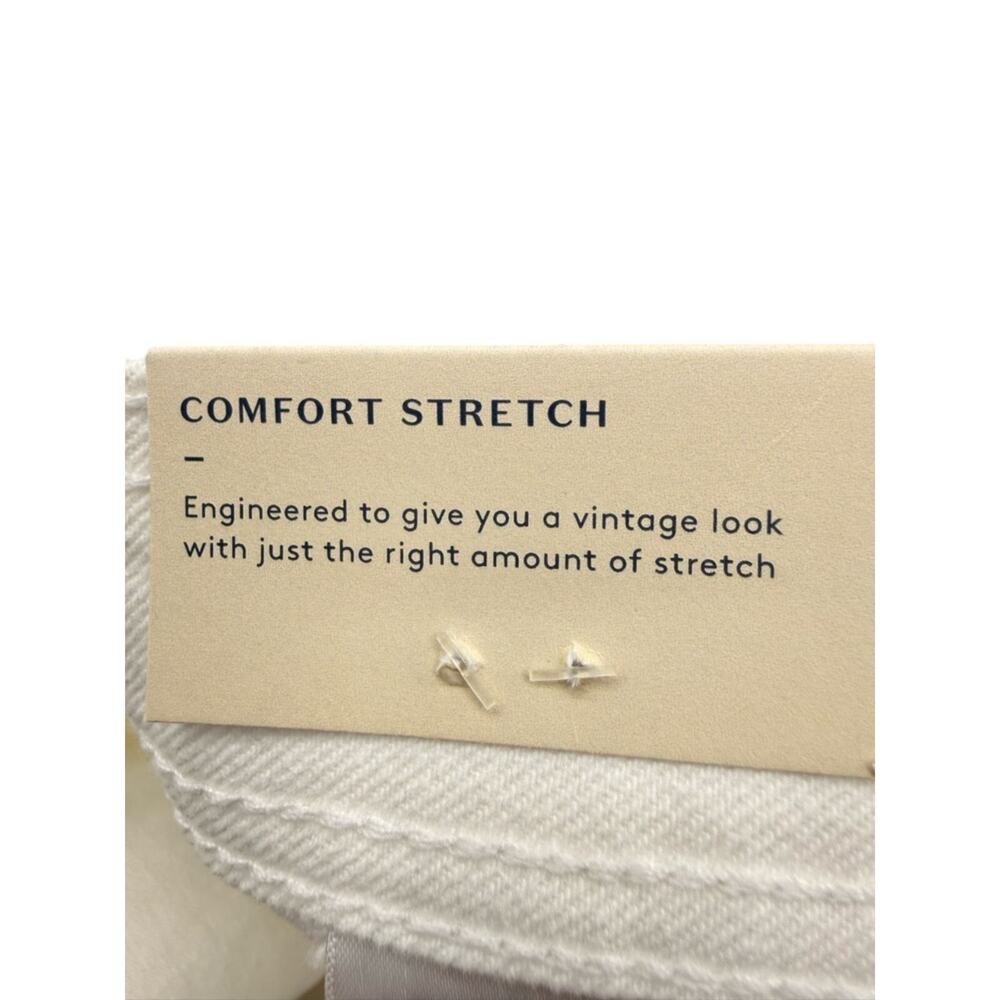 NWT High-Rise Sailor Wide Leg Ankle Jeans Relaxed Fit Universal Thread White 12 - Picture 9 of 11